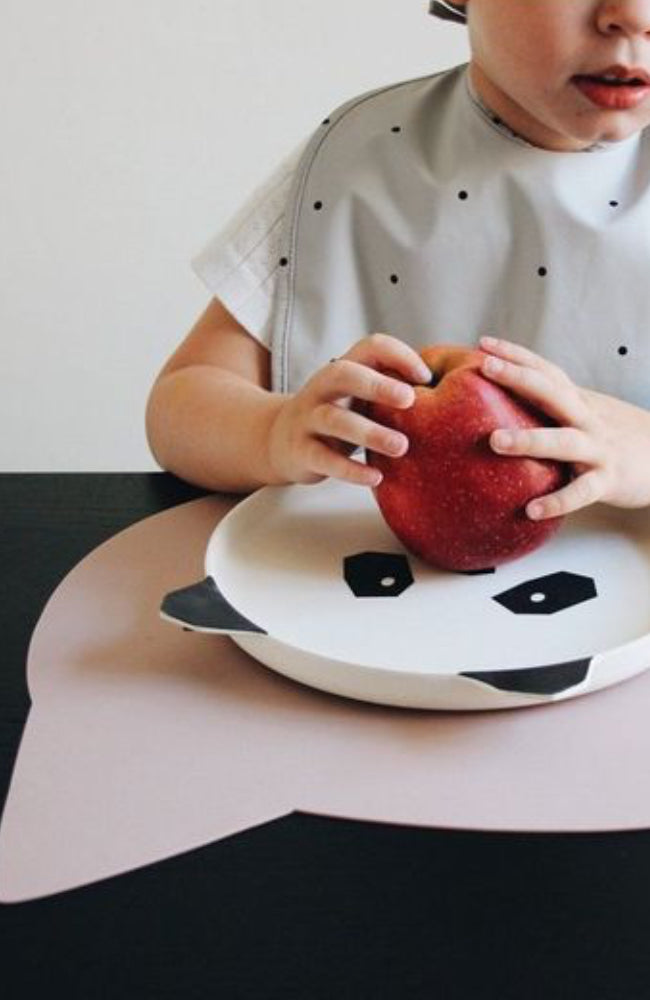 Aura Cat Placemat - Dark Rose