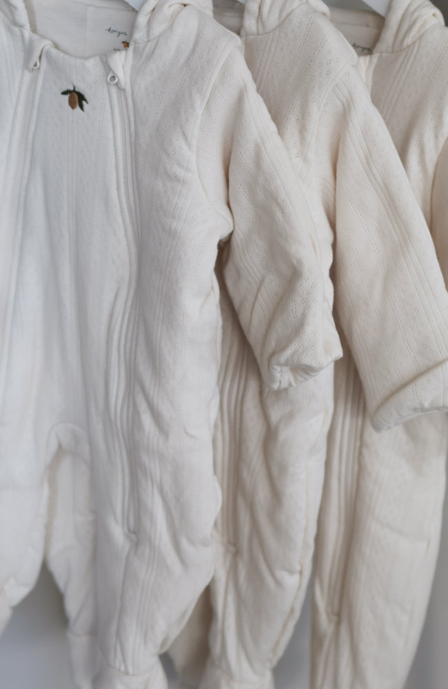Minna Padded Onesie - Antiqe White