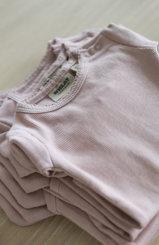 Rib Body L/S Regitze - Rose Powder