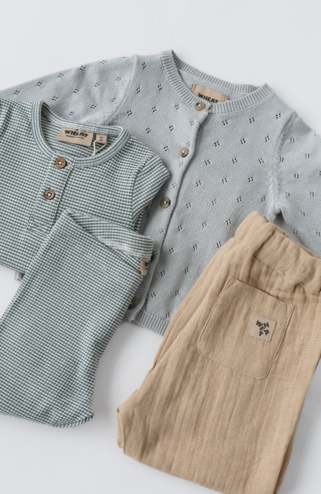 Knit Cardigan Maia -Soft Blue