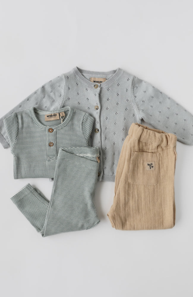 Knit Cardigan Maia -Soft Blue