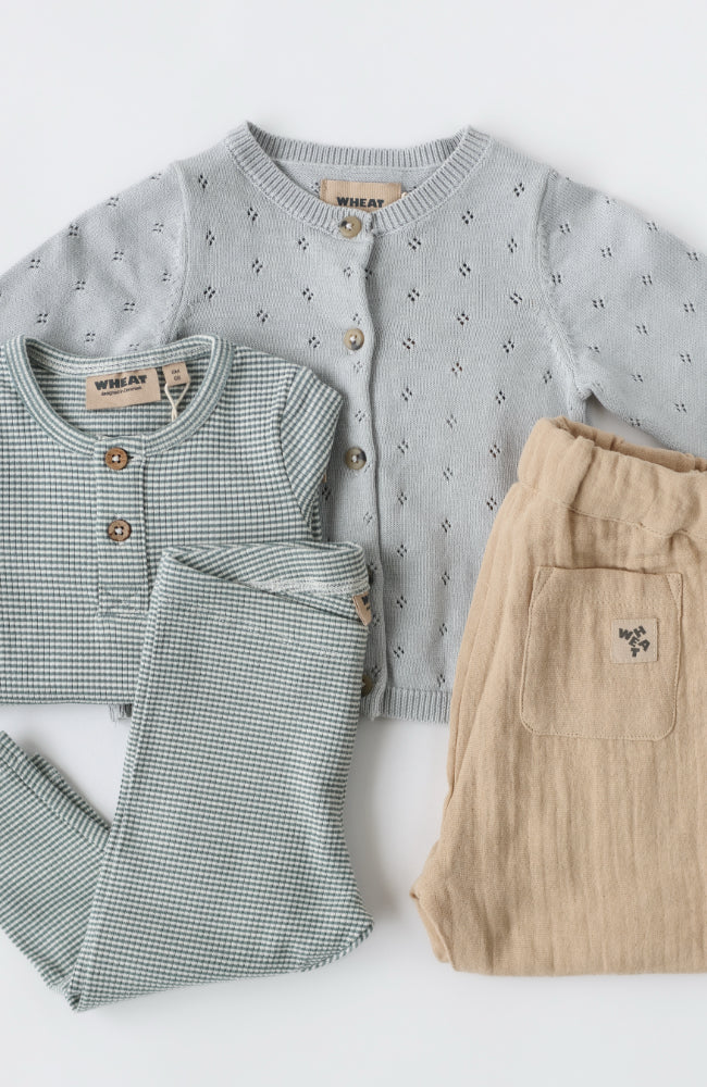Baby Leggings Jules - Stormy Sea Stripe st.50-92