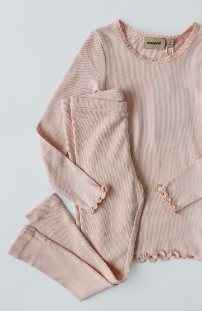 Rib Leggings Maddy - Powder