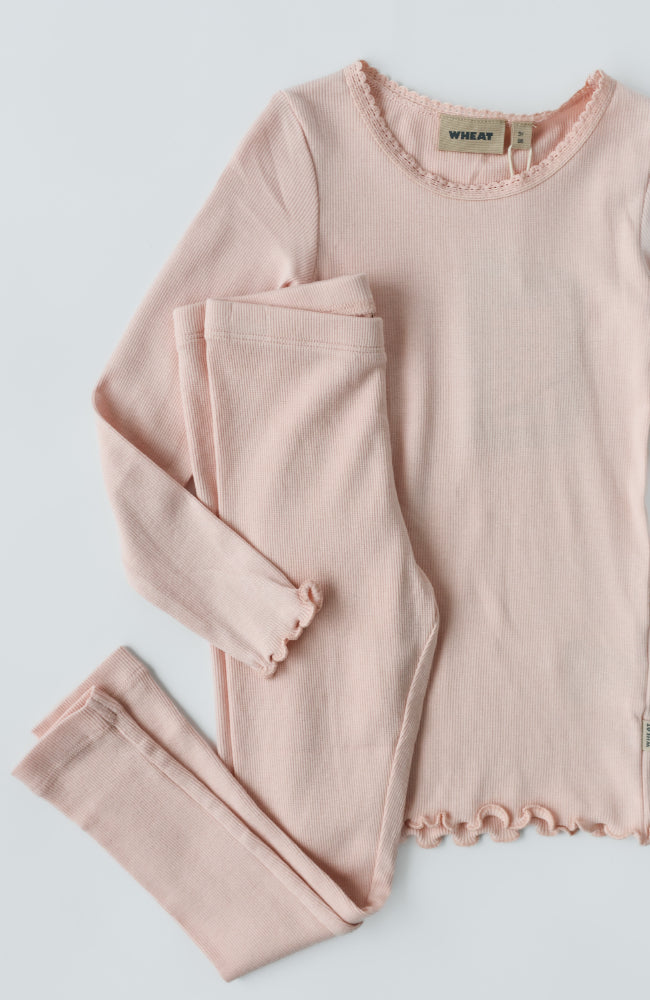 Rib Leggings Maddy - Powder