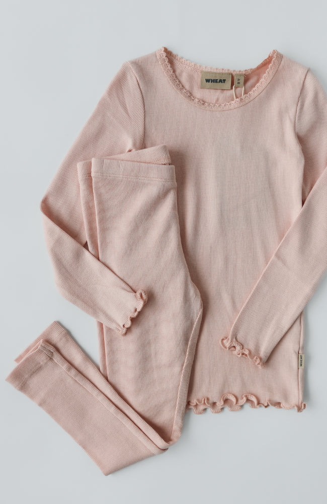 Rib Leggings Maddy - Powder
