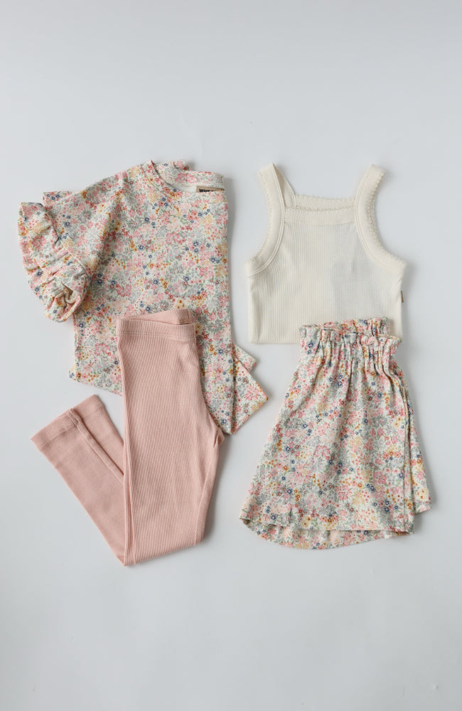 T-Shirt S/S Ally - Bright Flowers
