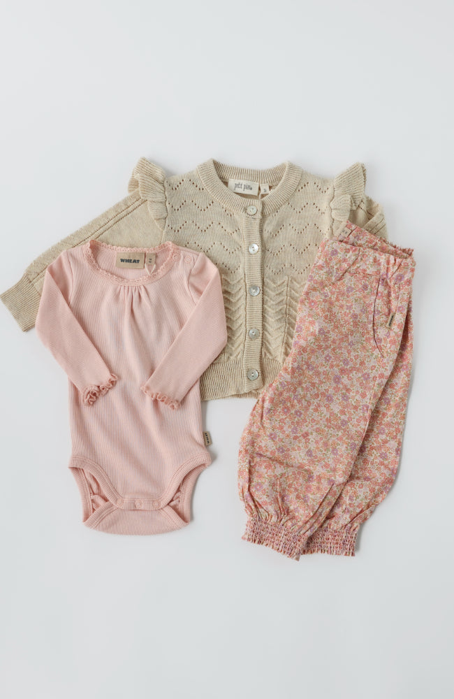 Rib Body L/S Lotta - Powder