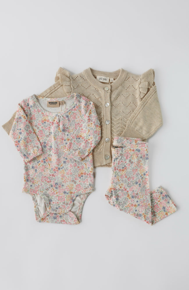 Body L/S Elmine - Bright Flowers
