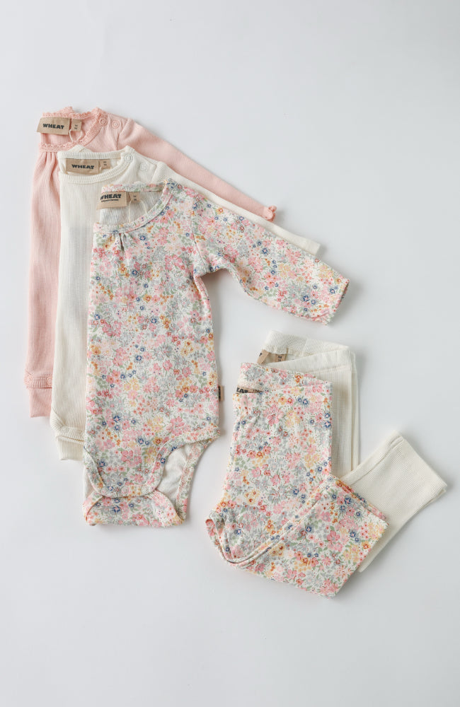 Rib Body L/S Spencer - Ivory