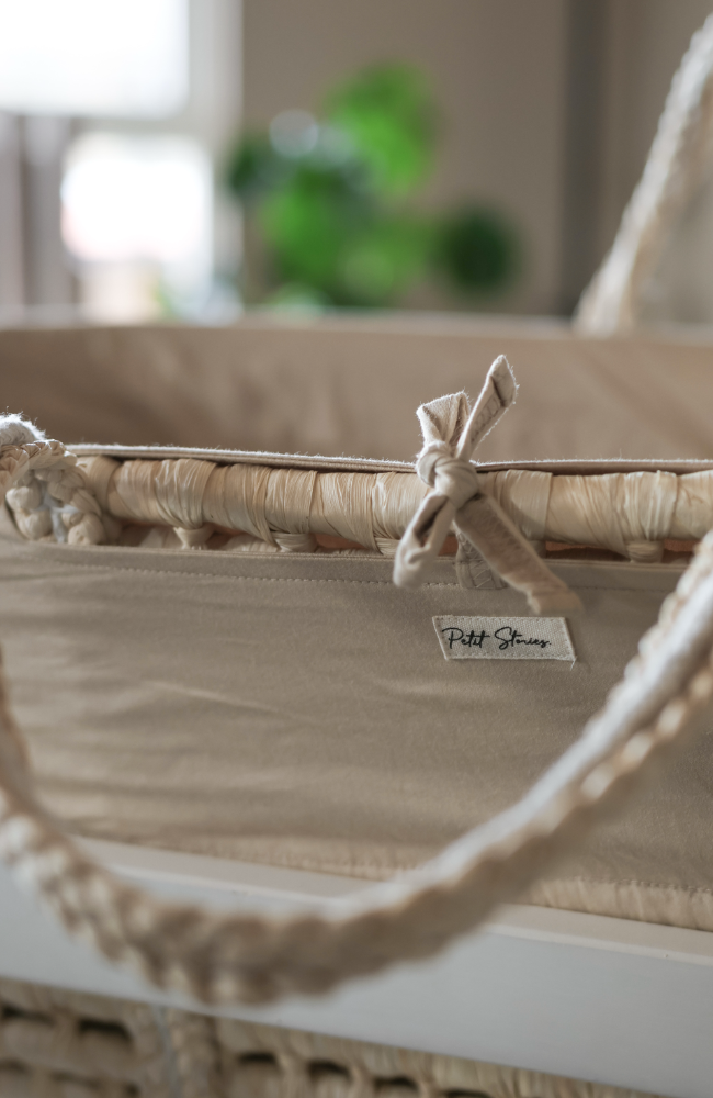 Muslin Moses Bedding - Oat