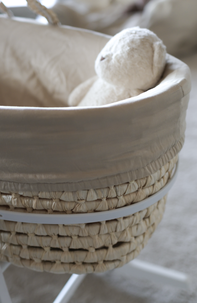 Muslin Moses Bedding - Oat