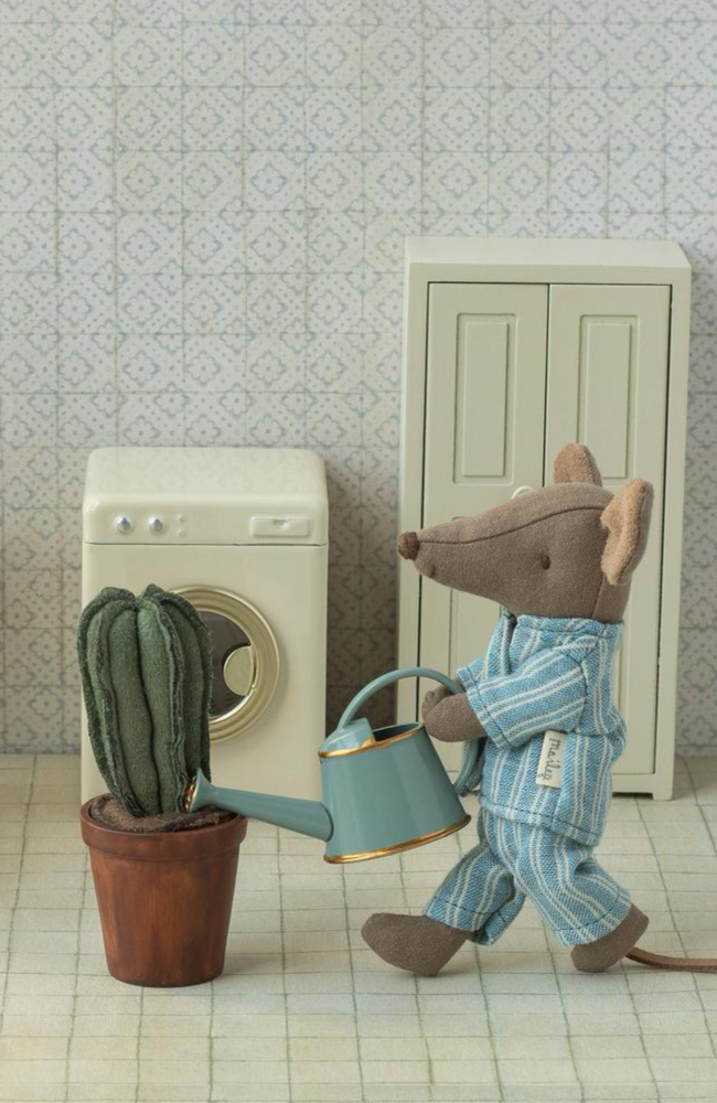 Flower Pot With Cactus, Miniature