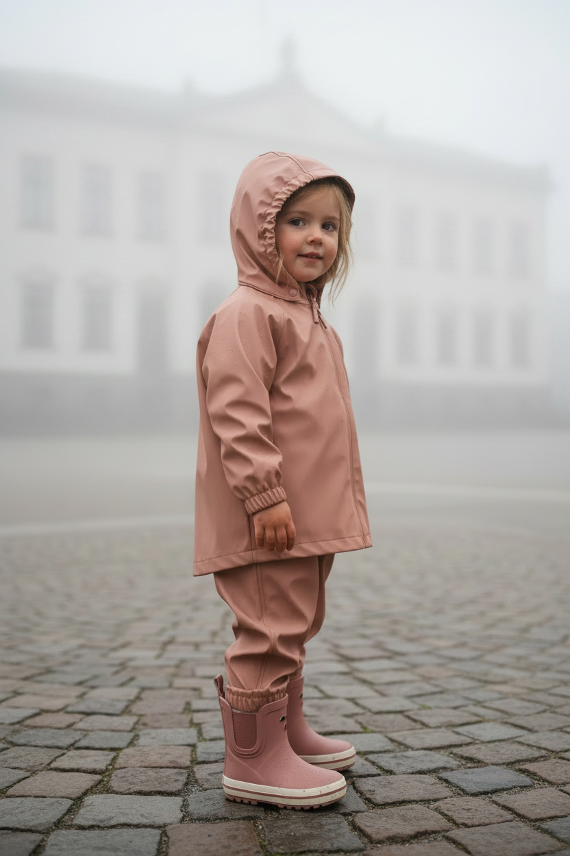 Plainy Rain Set - Cameo Brown