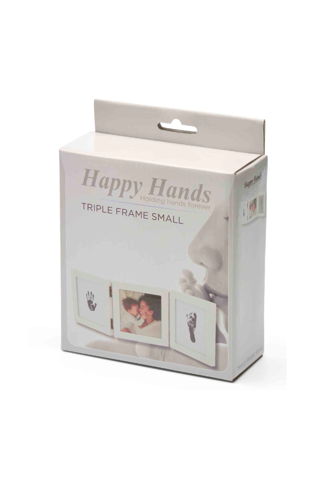 Happy Hands Triple Frame small - White