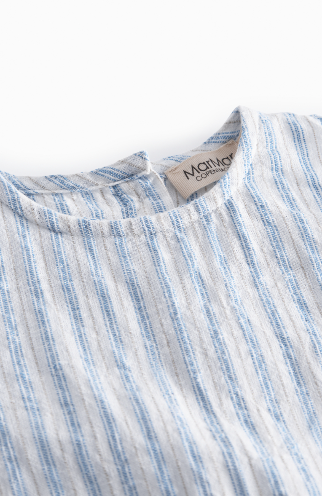 Roventa S. Romper - Surf Blue Stripe