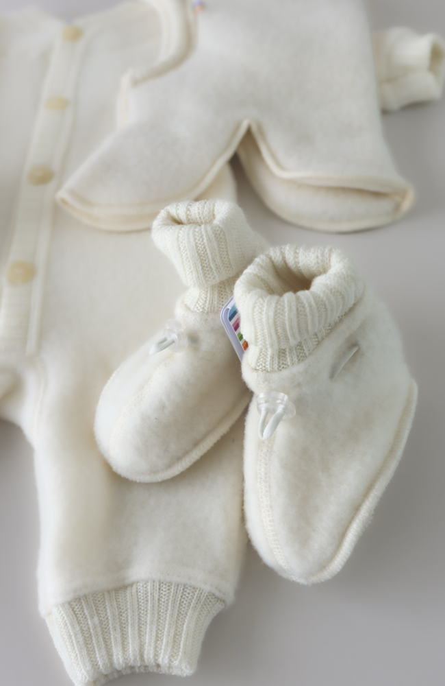 Ullar Skór - Kremhvítir