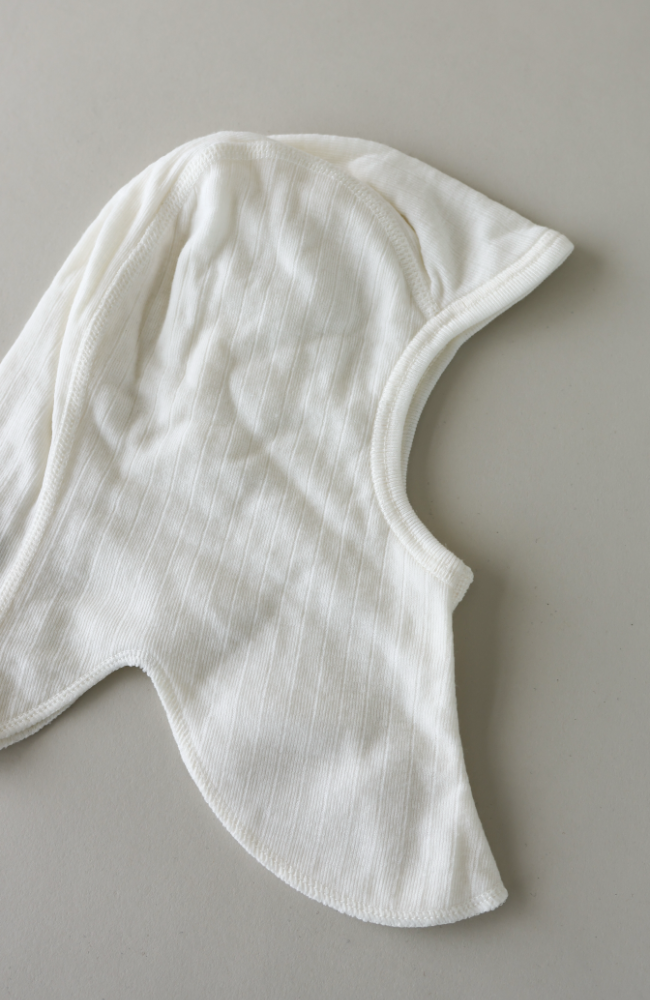 Ullar Lambhúshetta þunn - Kremhvít