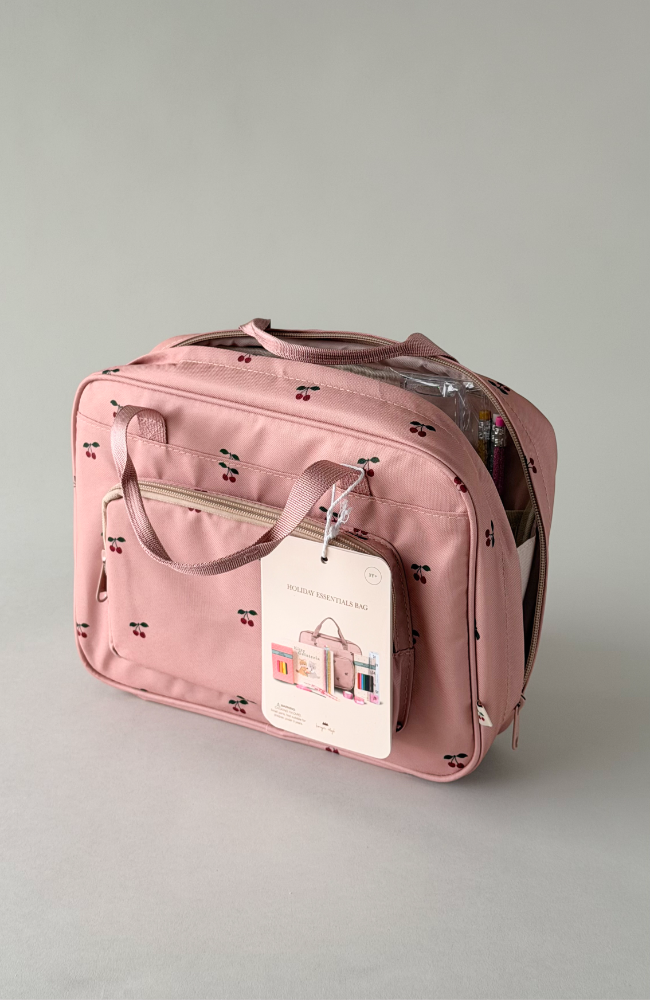 Holiday Essentials Bag - Cherry