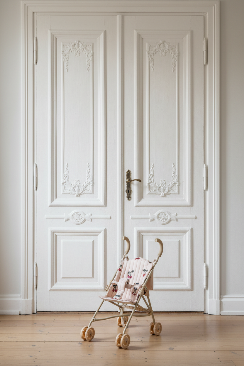 Tulle Doll Stroller - Mon Cheri Sequin