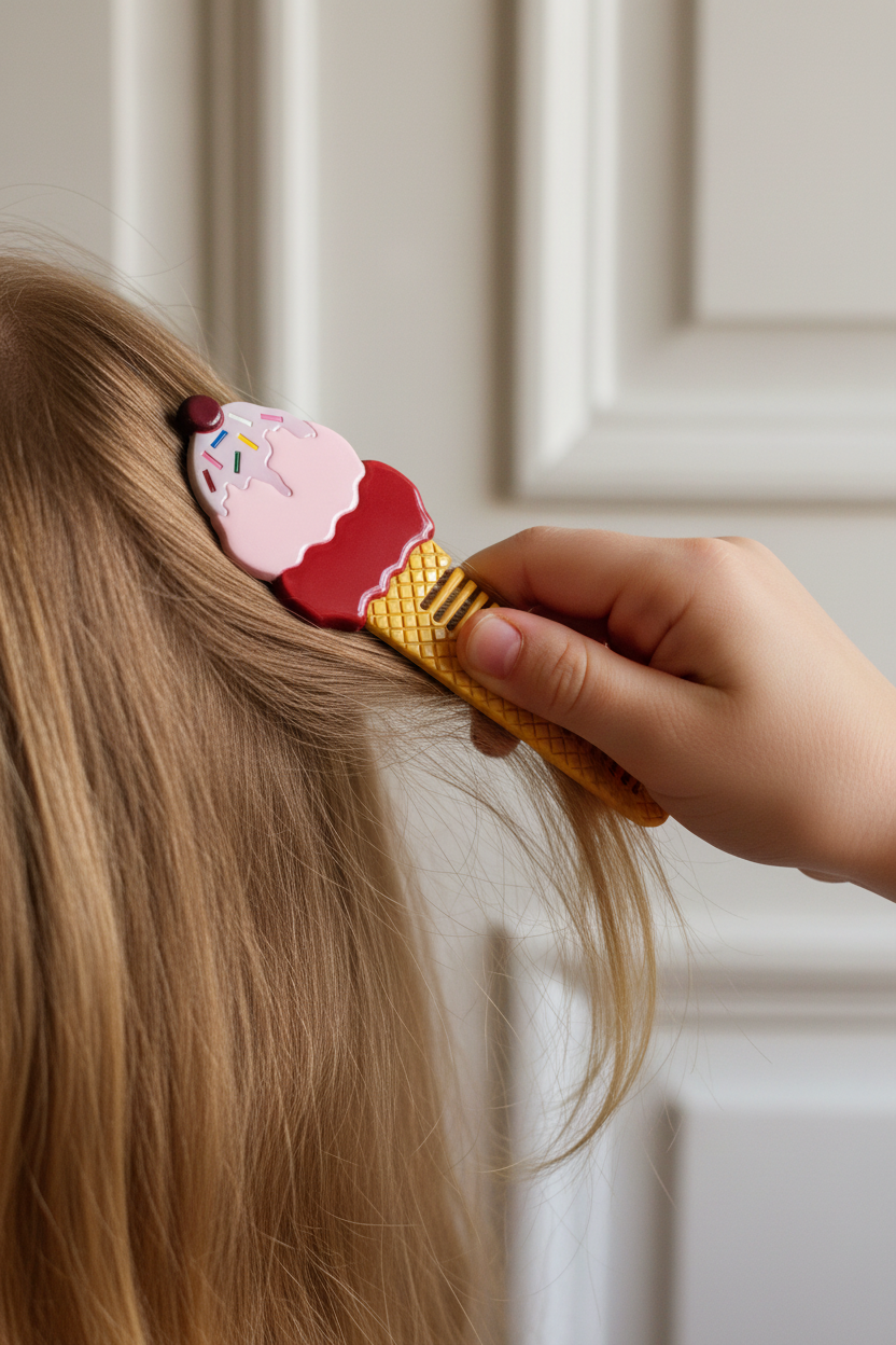 Hair Comb - Ice Cream