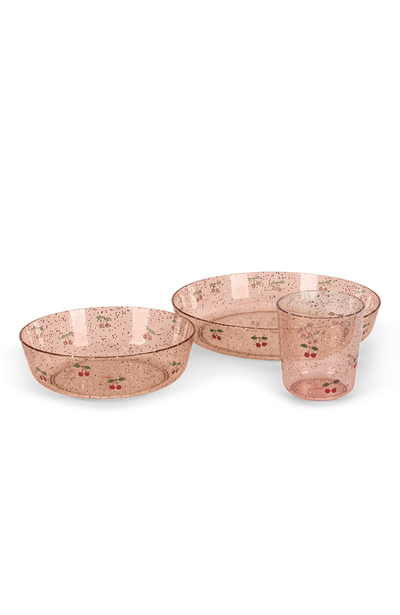 Sparkley Dinner Set - Cherry