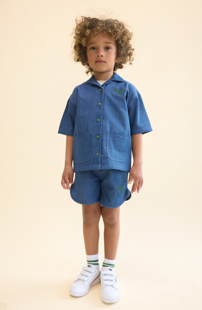 Victor Shirt - Mid Blue