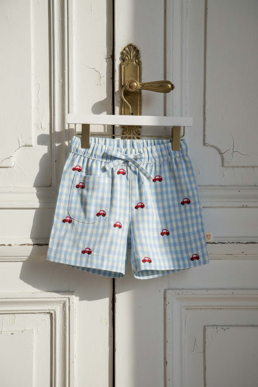 Albert Shorts - Blue Gingham