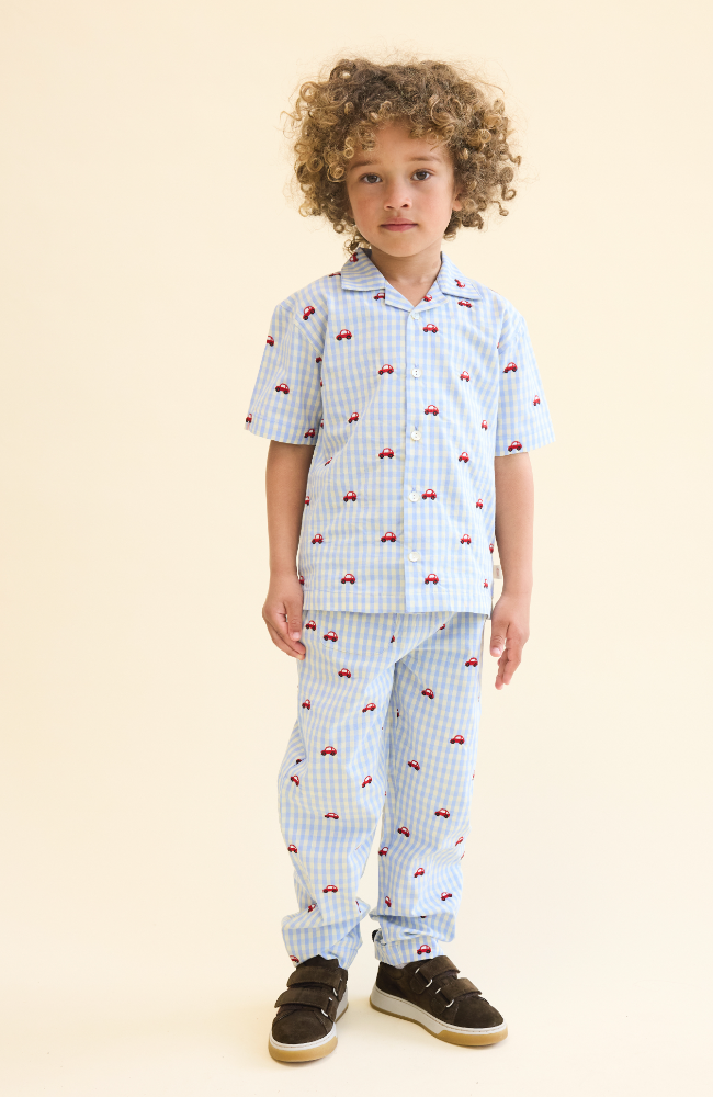 Albert Pants - Blue Gingham