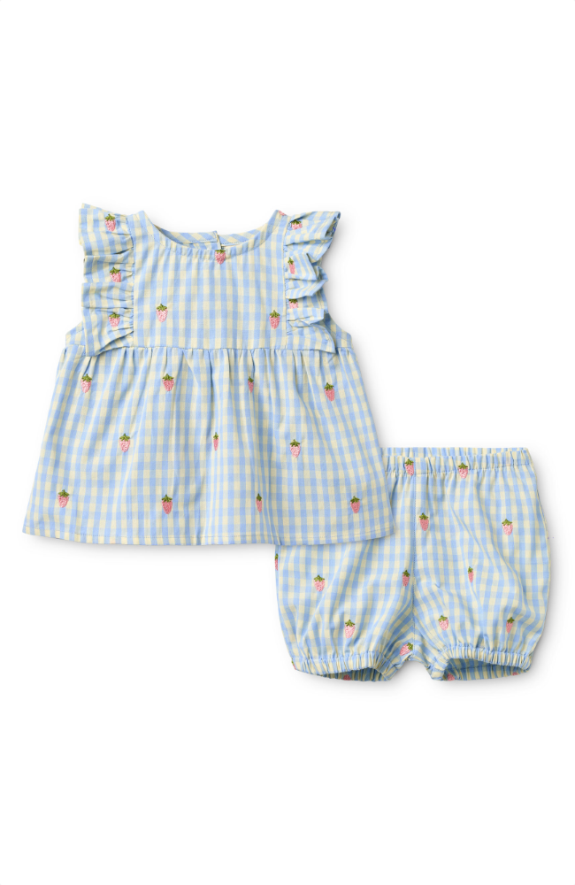 Mille Baby SL Set - Sky Berry Gingham