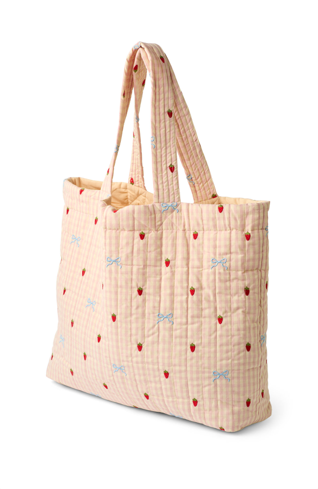 Dolly Mom Bag - Berry/Bow Gingham