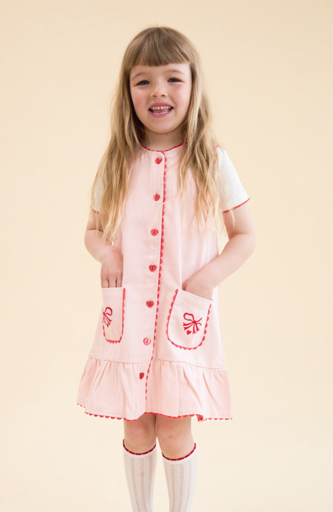 Elina Dress - Soft Rose