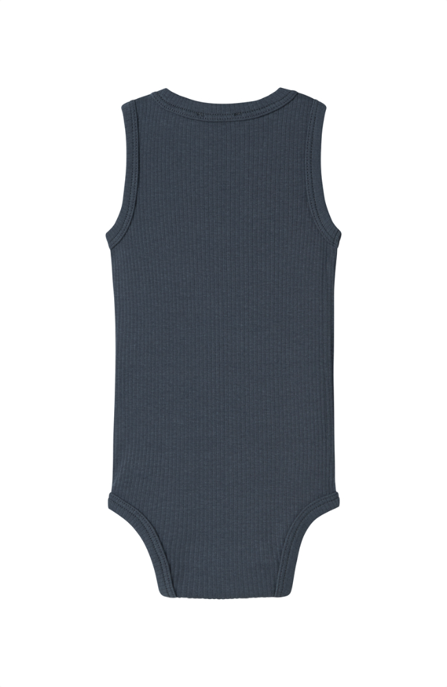 Body Sleeveless Rib - Blue