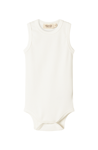 Body Sleeveless Rib - Gentle White