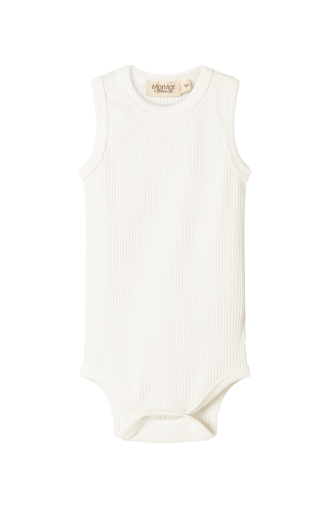 Body Sleeveless Rib - Gentle White