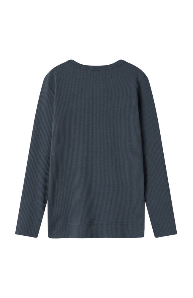 Tee LS Shirt Rib - Blue