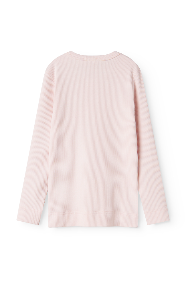 Tee LS Shirt Rib - Rosa