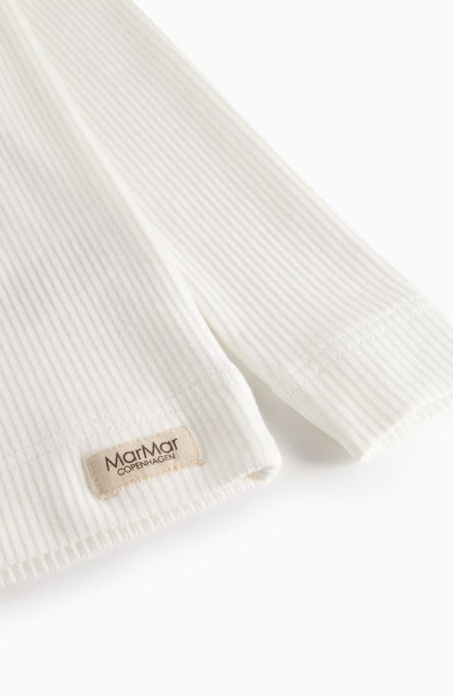 Tee LS Shirt Rib - Gentle White