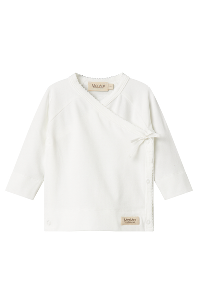 Tut Wrap Blouse - Gentle White