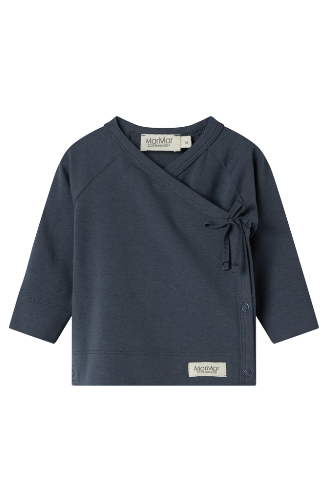 Tut Wrap Blouse - Blue