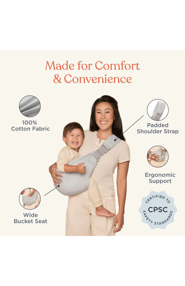 Upsie Sling Carrier - Pearl Grey