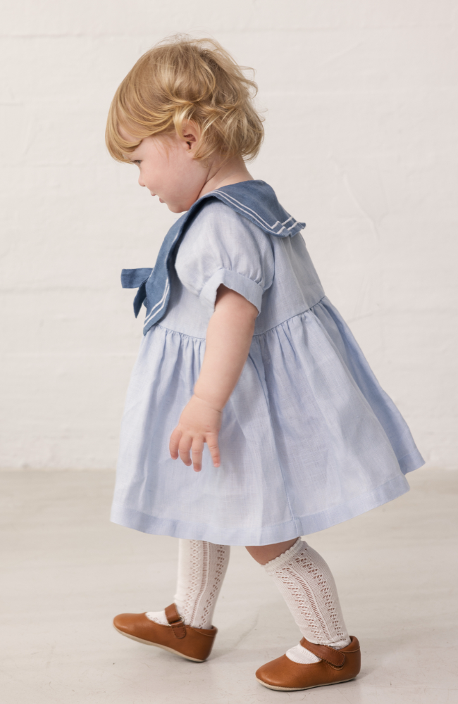 Daki Dress - Blue Mist