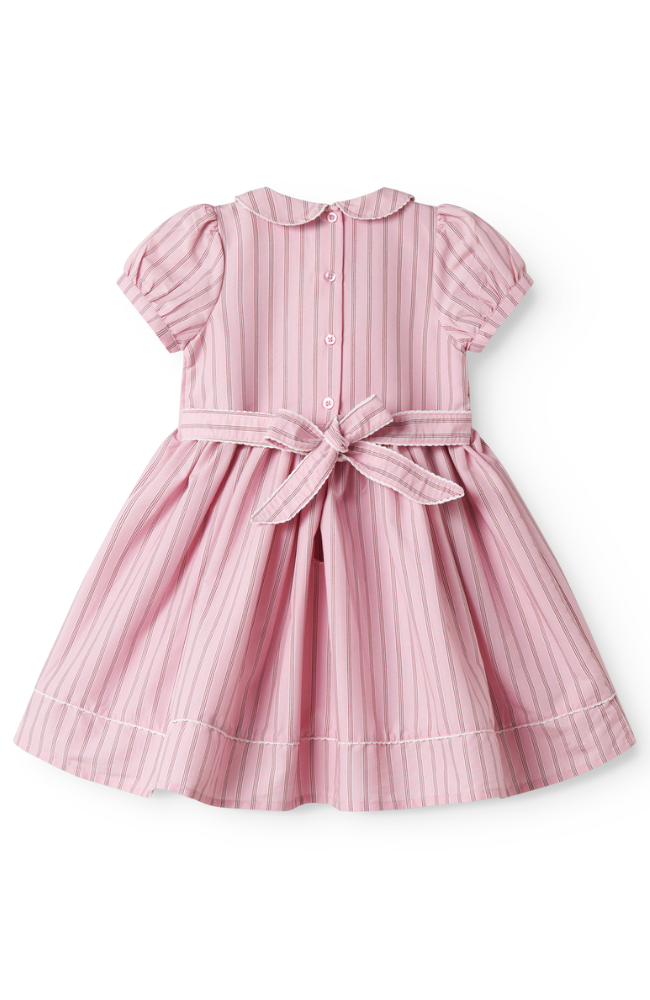 Darcel Dress - Bonbon Pink Stripes