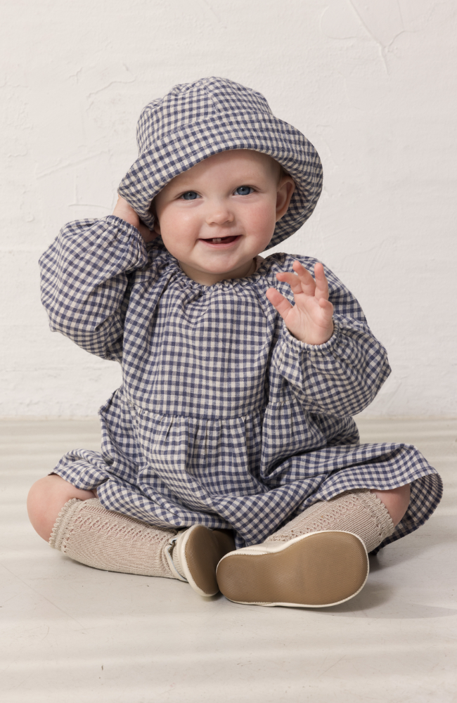 Dawson Dress - Marine Check