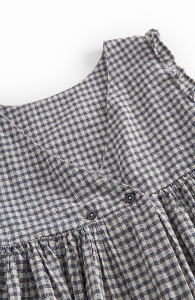 Darame Dress - Marine Check