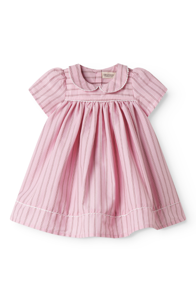 Dulla Dress - Bonbon Pink Stripes