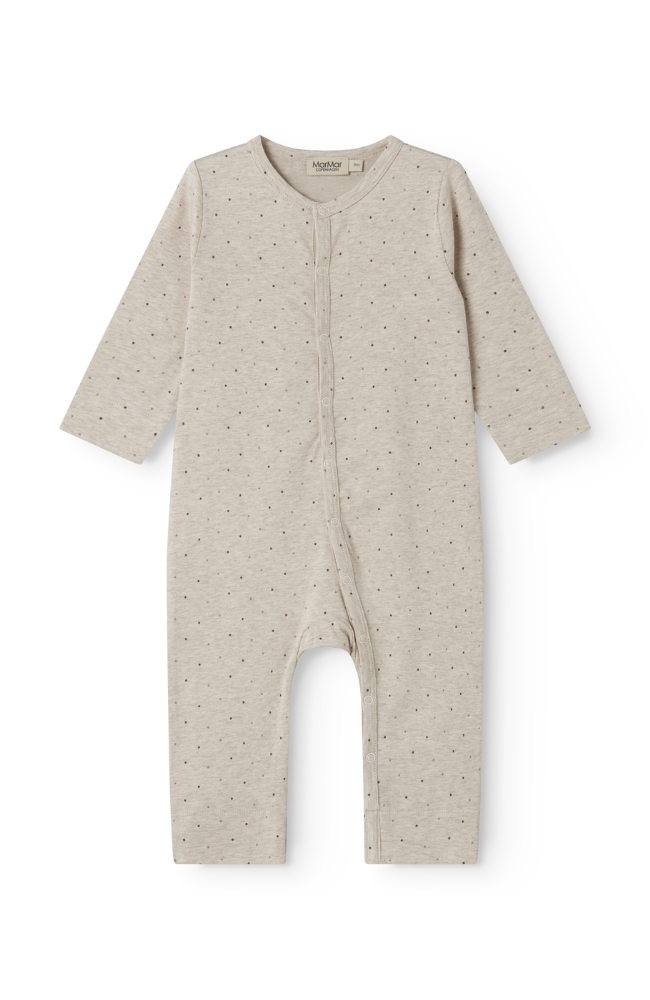 Rena Jumpsuit - Beige Mel Dot