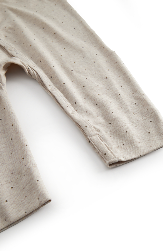 Ruka Jumpsuit - Beige Mel Dot