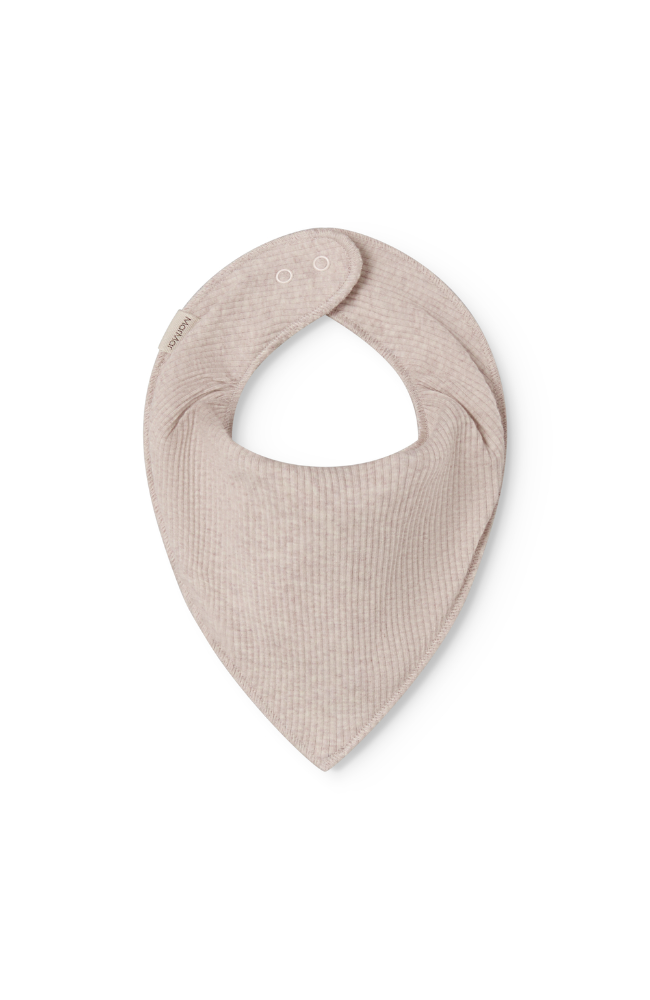 Dry / Drool Bib - Light Beige Melange
