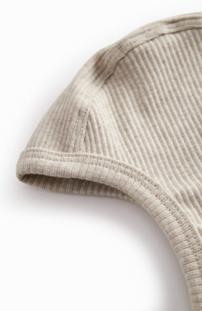 Hoody Helmet - Light Beige Melange