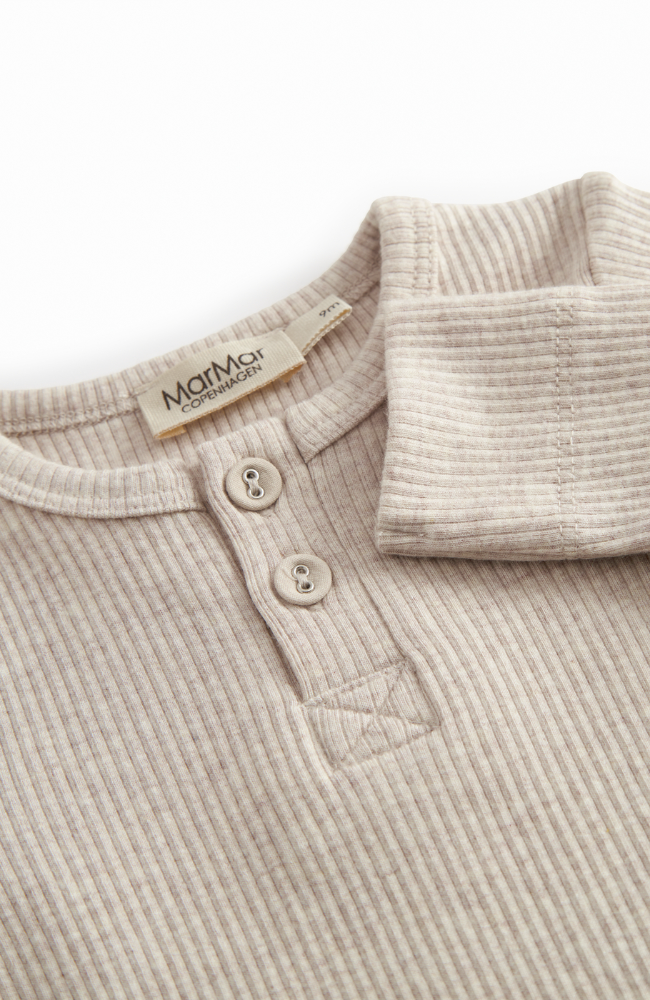 Body LS - Light Beige Melange